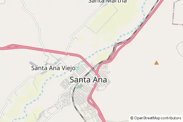 Karte Santa Ana