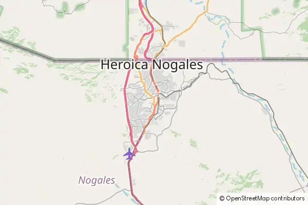 Karte Nogales