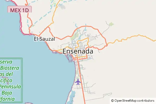 Karte Ensenada