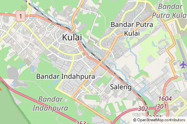 Karte Kulai