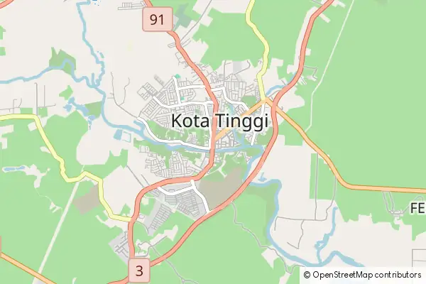 Karte Kota Tinggi