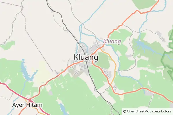 Karte Kluang