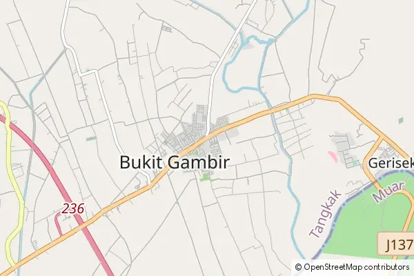 Karte Bukit Gambir