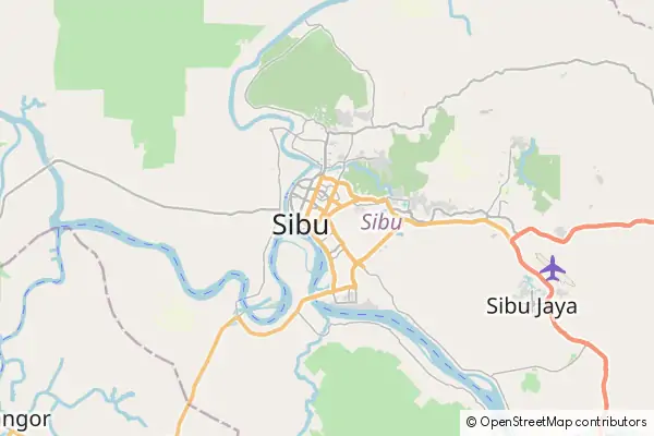 Karte: Sibu • © OpenStreetMap contributors Karte Sibu
