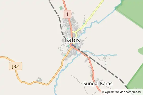 Karte Labis