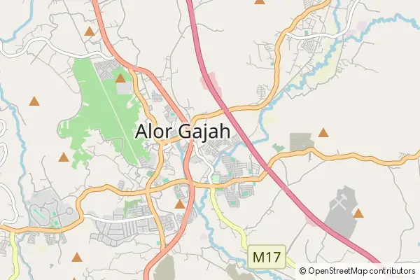 Karte Alor Gajah