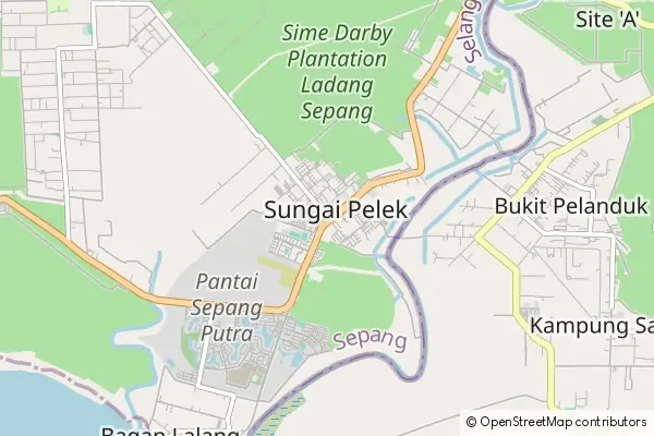 Karte Sungai Pelek