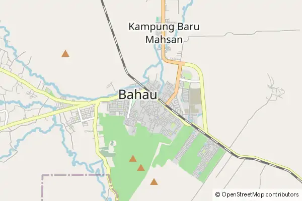 Karte Bahau