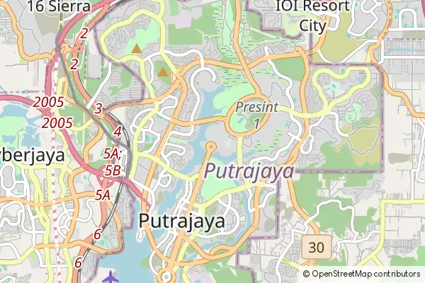 Karte Putrajaya