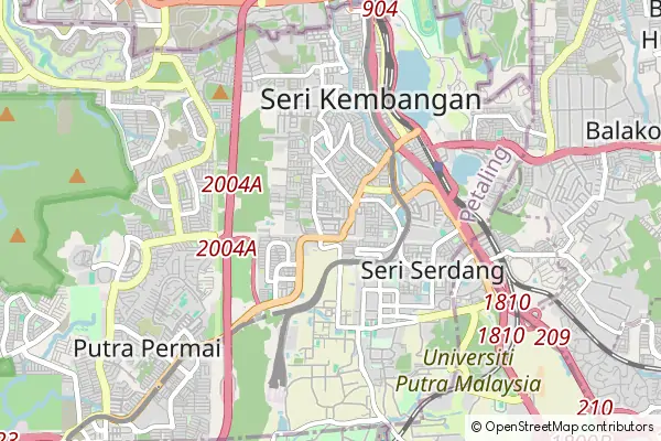 Karte Sri Kembangan