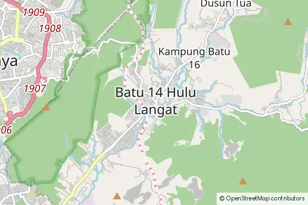 Karte Hulu Langat