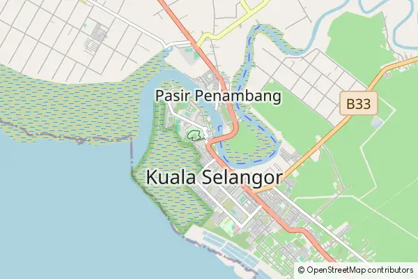 Karte Kuala Selangor