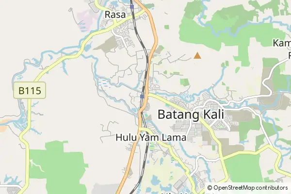 Karte Batang Kali