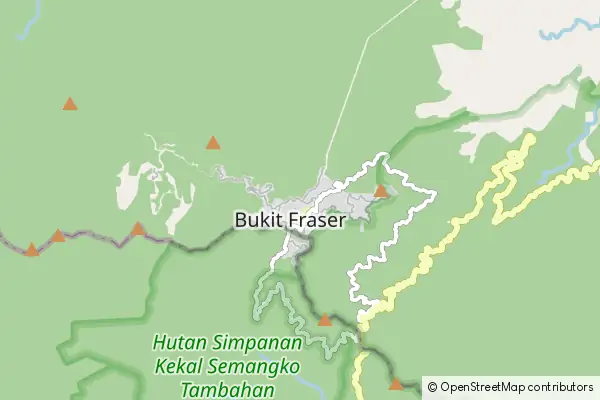 Karte Bukit Fraser