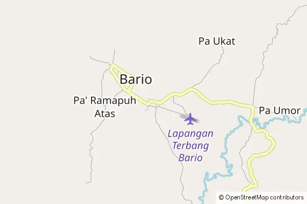 Karte Bario