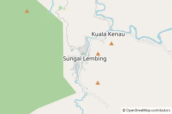 Karte Sungai Lembing