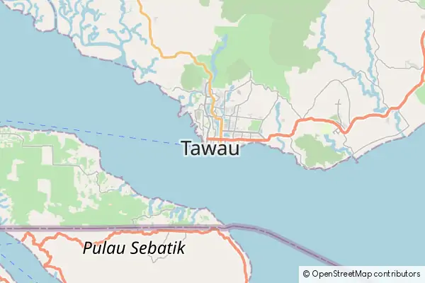 Karte Tawau