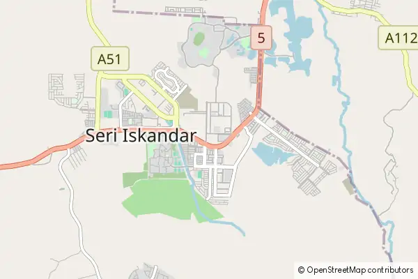 Karte Bandar Seri Iskandar