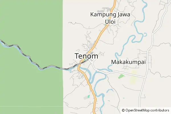 Karte Tenom