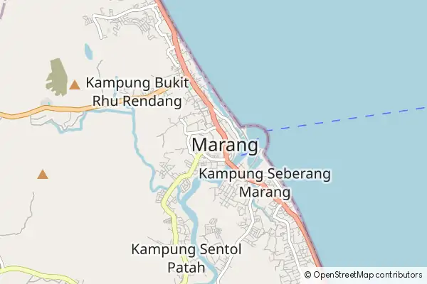 Karte Marang