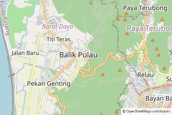 Karte Balik Pulau