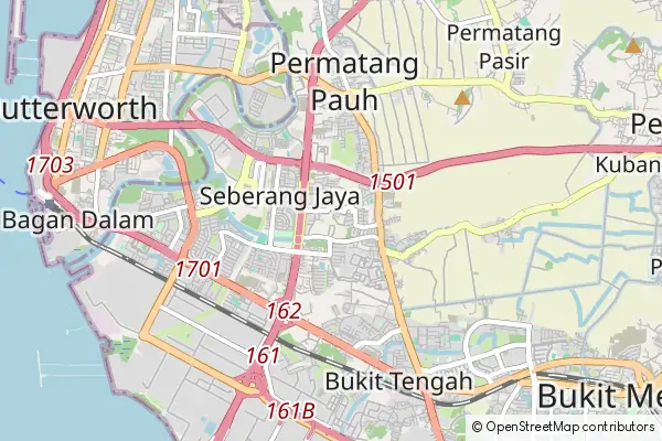 Karte Seberang Jaya