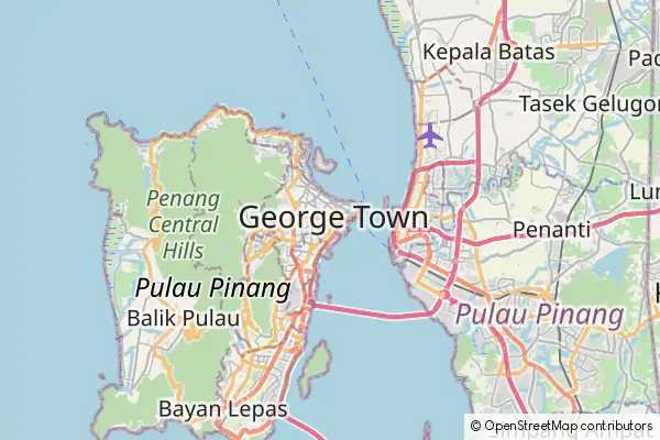 Karte George Town