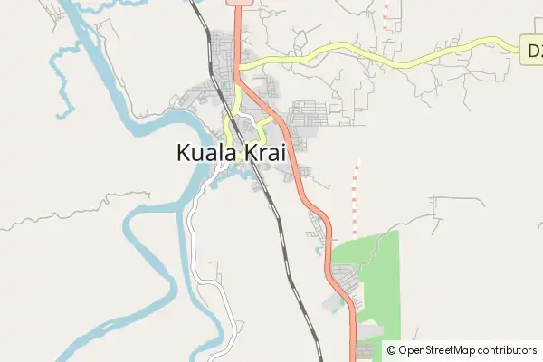 Karte Kuala Krai