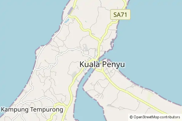 Karte Kuala Penyu