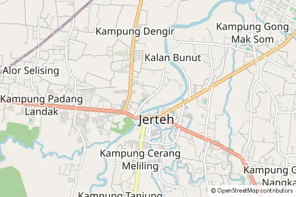 Karte Jerteh