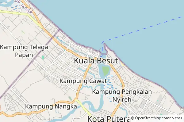 Karte Kuala Besut