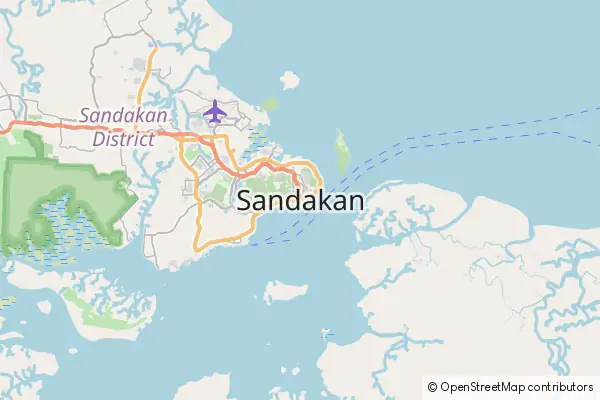 Karte Sandakan