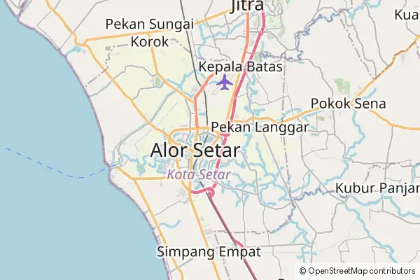 Karte Alor Setar