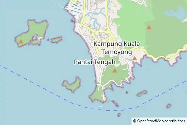 Karte Pantai Tengah