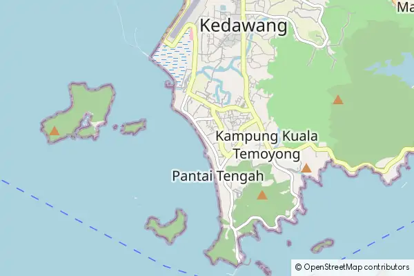 Karte Pantai Cenang