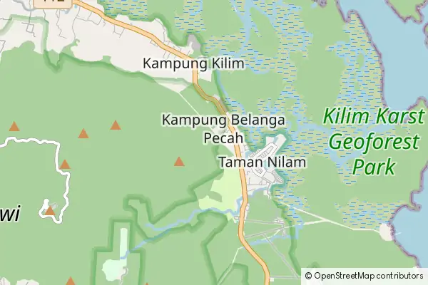 Karte Kampung Belanga Pechah