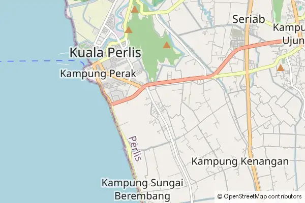 Karte Padang Besar