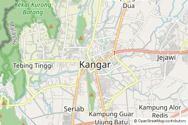 Karte Kangar