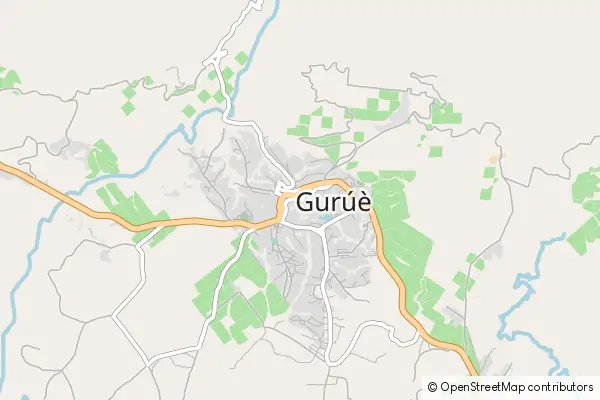 Karte Gurué