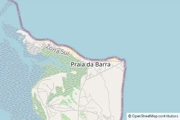 Karte Praia da Barra