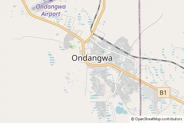 Karte Ondangwa