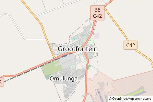 Karte Grootfontein