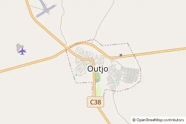 Karte: Outjo • © OpenStreetMap contributors Karte Outjo