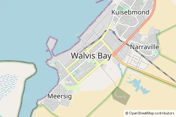 Karte Walvis Bay