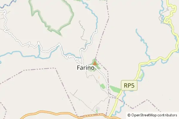 Karte Farino