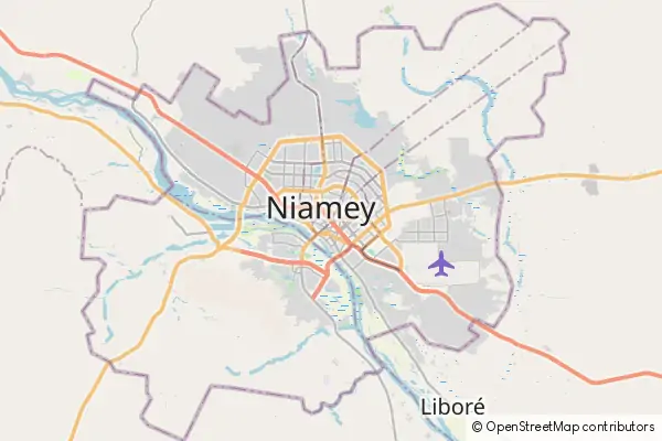 Karte Niamey