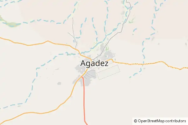 Karte Agadez