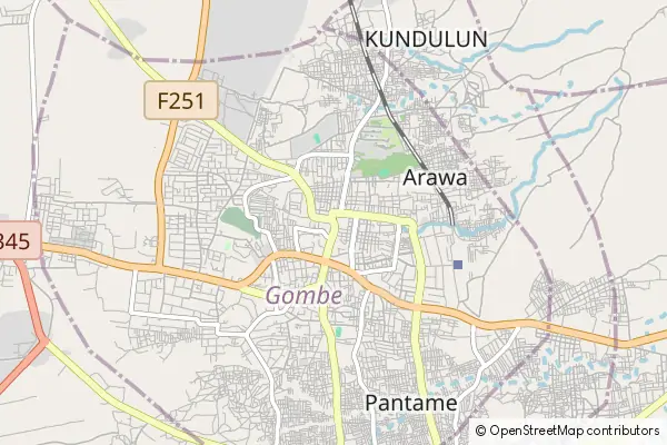 Karte: Yankari Game Preserve • © OpenStreetMap contributors Karte Yankari Game Preserve