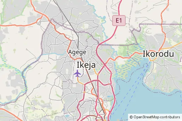 Karte Ikeja