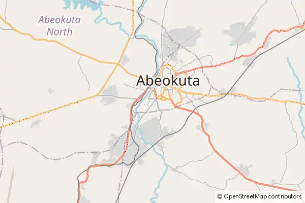 Karte Abeokuta